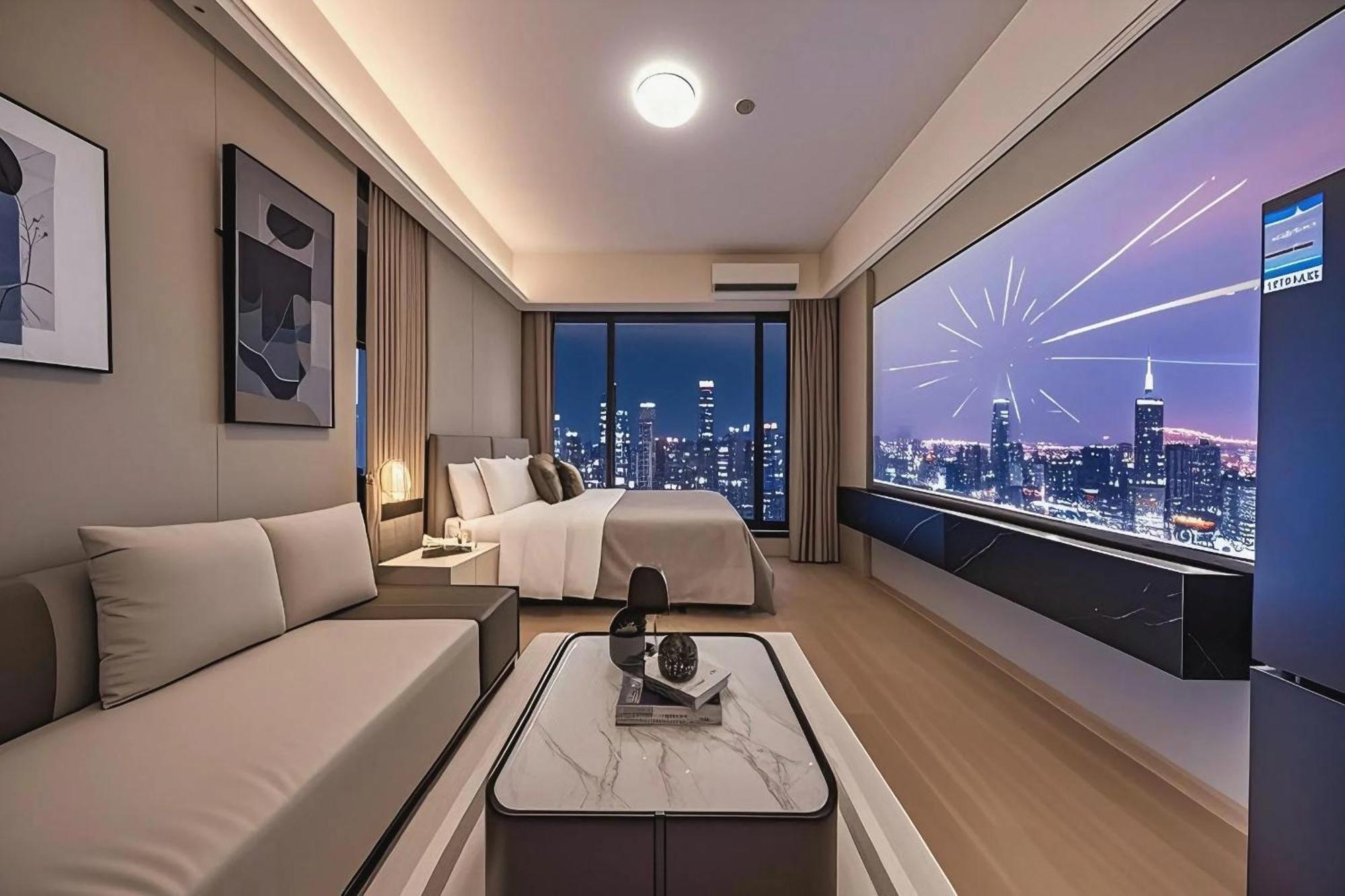 Yomanjoo City View Hotel - Shenzhen Nanshan Coastal City Flagship Store Dış mekan fotoğraf